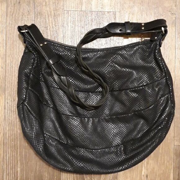 COPY - Lauren Merkin black leather hobo bag - Picture 1 of 8